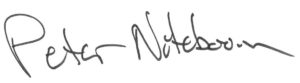 Peter Noteboom signature