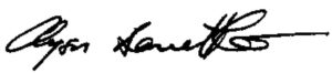 CCC president's signature