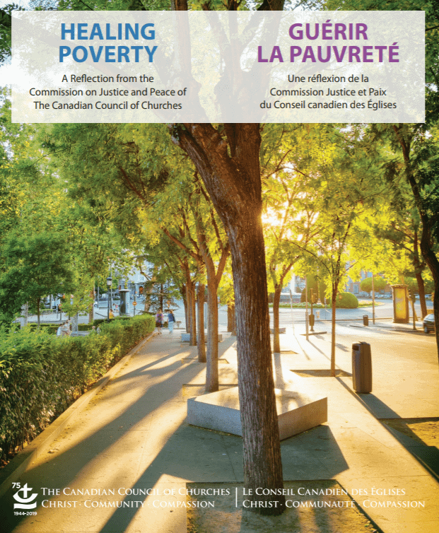 The cover of Healing Poverty, a reflection on poverty by the CCC