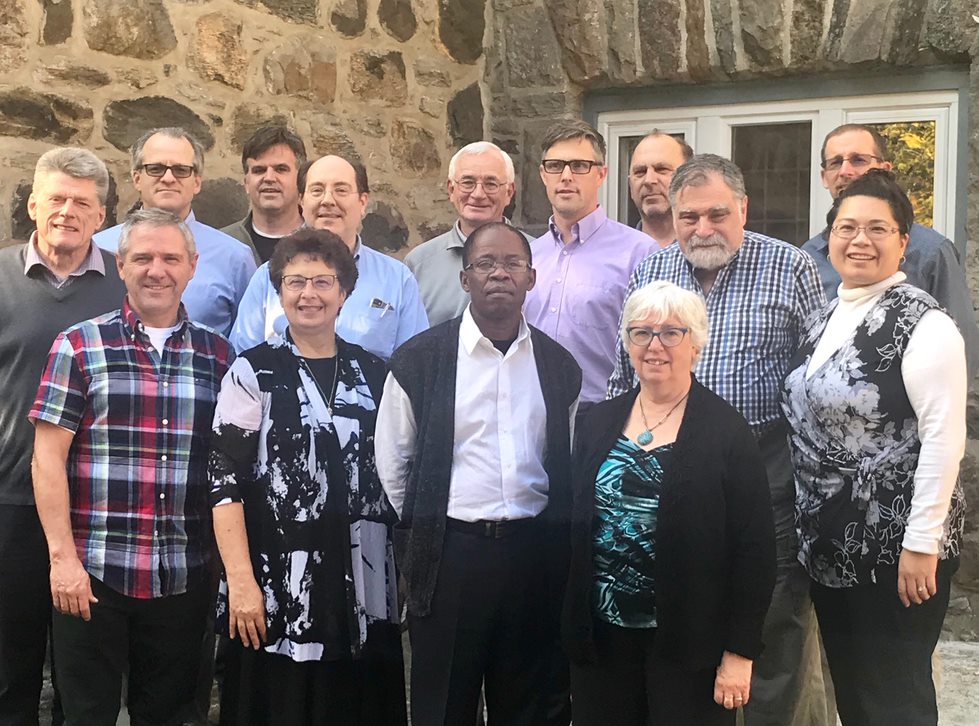 Richard with fellow members of the Commission on Faith and Witness at their October 2019 meeting. Richard devoted much of his time and energy to this group and believed wholeheartedly in the possibility of loving dialogue and forum on even difficult theological issues.