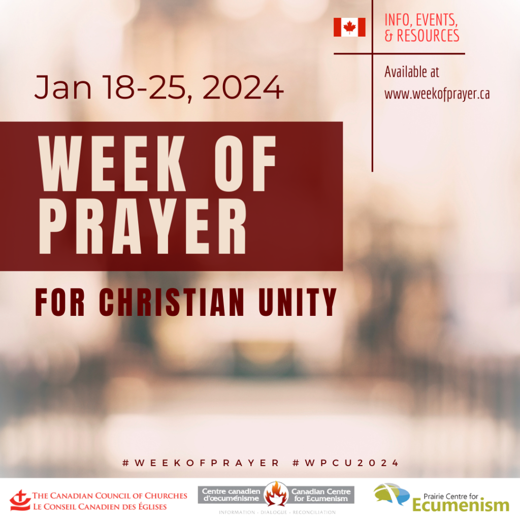 Week of Prayer for Christian Unity 2024 (Jan 18-25)